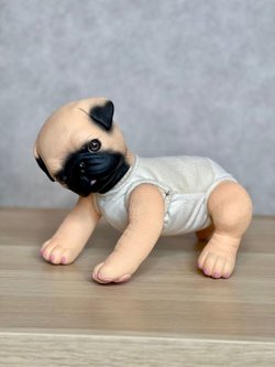 Игрушка мягконабивная 35см AniReal Бульдог (60110)