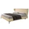 Кровать Angel Cerda 7157, кремовая экокожа