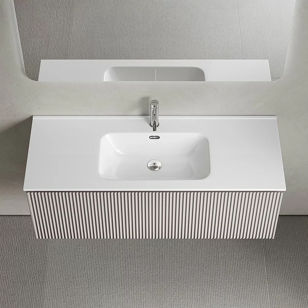 Тумба с раковиной Sancos Snob R 1.0 SNR1.0120SM/CN7006 Doha Soft