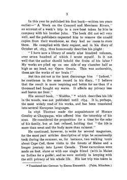 Thoreau's philosophy of life. With special consideration of the influence of Hindoo philosophy | Dickinson Helen A.; Helena Adell Snyder