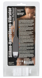 Серый вибратор для уретры Silicone Dilator (Цвет: серый)