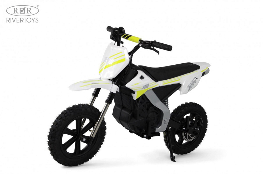 Детский электромотоцикл RiverToys E777KX E777KX--MOTO-WHITE/белый