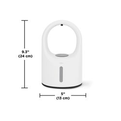 Диспенсер для жидкого мыла автоматический Rain, 414 мл, белый