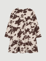 Платье с длинным рукавом Mjölk Cow Camouflage