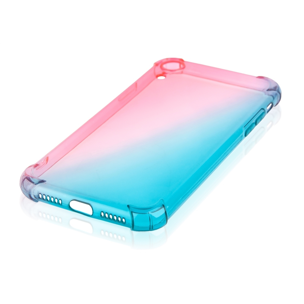 Чехол ROSCO для Apple iPhone XR оптом (арт. IPXR-HARD-TPU-PINK-BLUE)