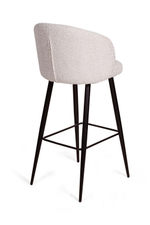 Стул полубарный Vito, букле белый / опора конус