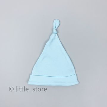 Шапка однослойная "Звери" голубая вода