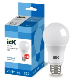 Лампа светодиодная ECO A80 шар 25Вт 230В 6500К Е27 IEK LLE-A80-25-230-65-E27