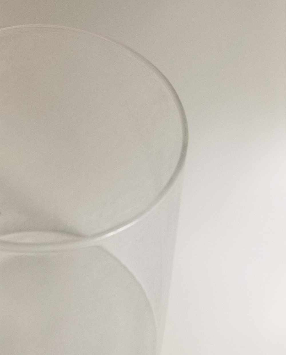 Zara Home чашка из боросиликатного стекла, цвет прозрачный, 12 см