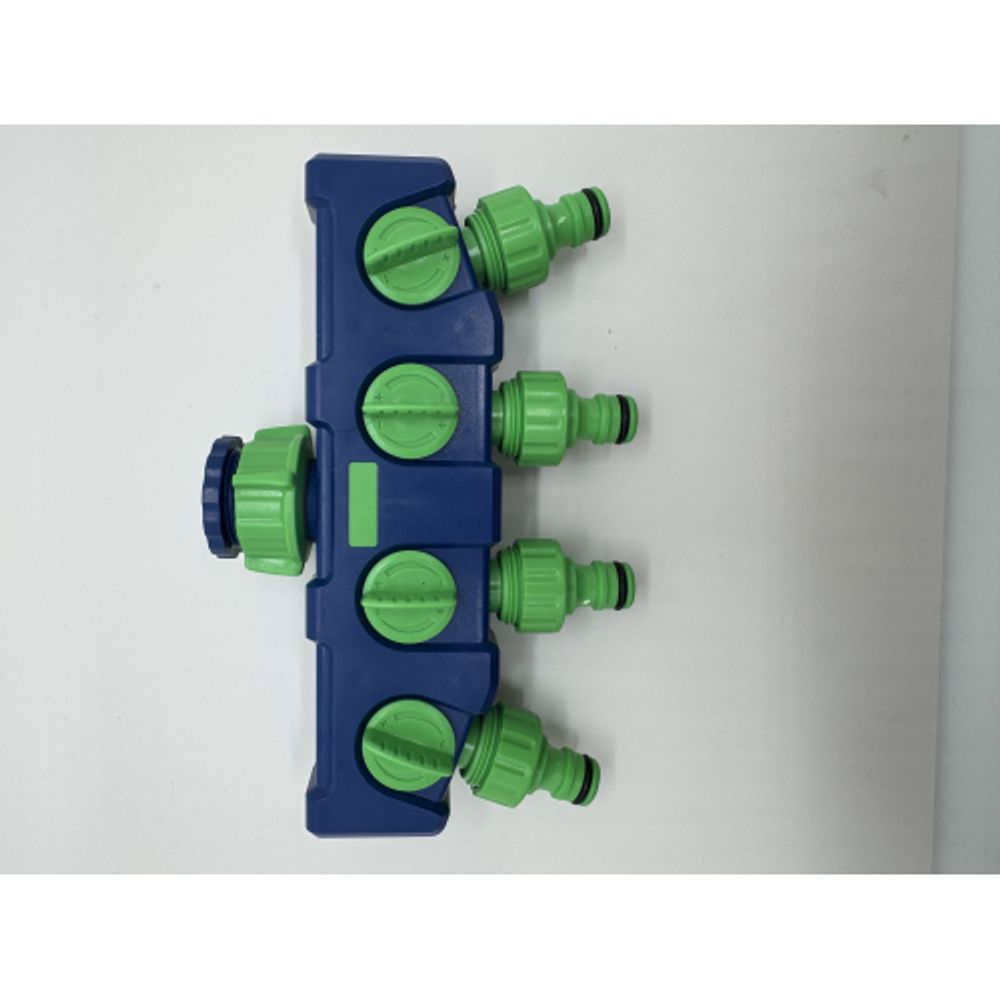 Распределитель GREEN APPLE GAP-FA4 четырехканальный пластик | Аксессуары для полива Green Apple