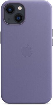 Чехол Apple Leather Case with MagSafe for iPhone 13, «сиреневая глициния»