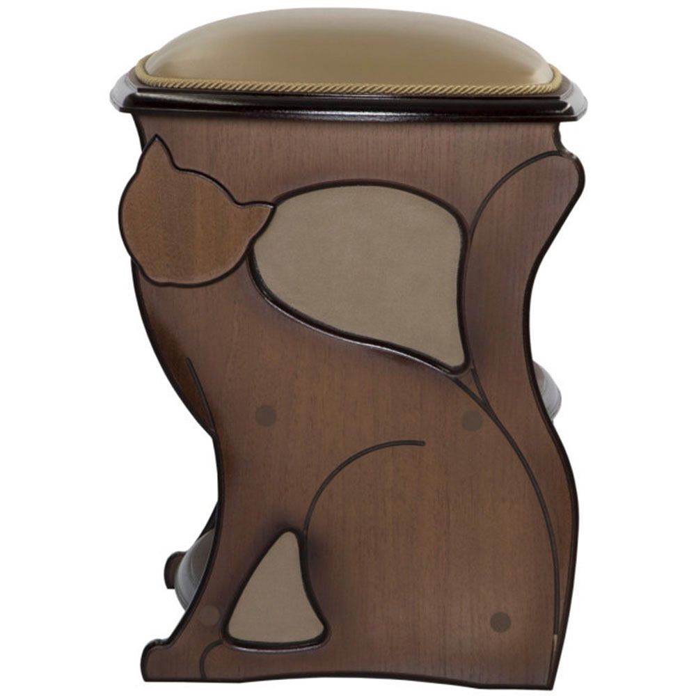 Табурет с ящиком Марта темно-бежевый