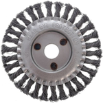 Щетка дисковая 150 мм/22мм для УШМ, проволока сталь крученая Yoko