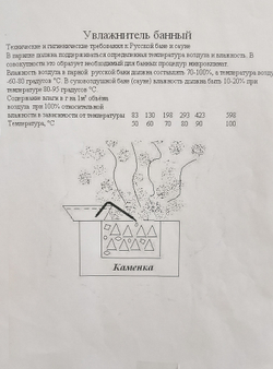 Увлажнитель банный