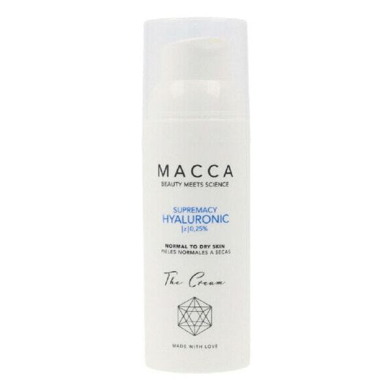 Интенсивный увлажняющий крем Supremacy Hyaluronic Macca 0,25% Гиалуроновая кисла Сухая кожа (50 ml)