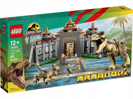 Конструктор LEGO Jurassic World - Центр для посетителей: Т-рекс против Раптора Лего Парк Юрского периода 76961