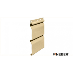 Сайдинг виниловый FineBer Дачный Корабельный брус Овёс 3050х205мм