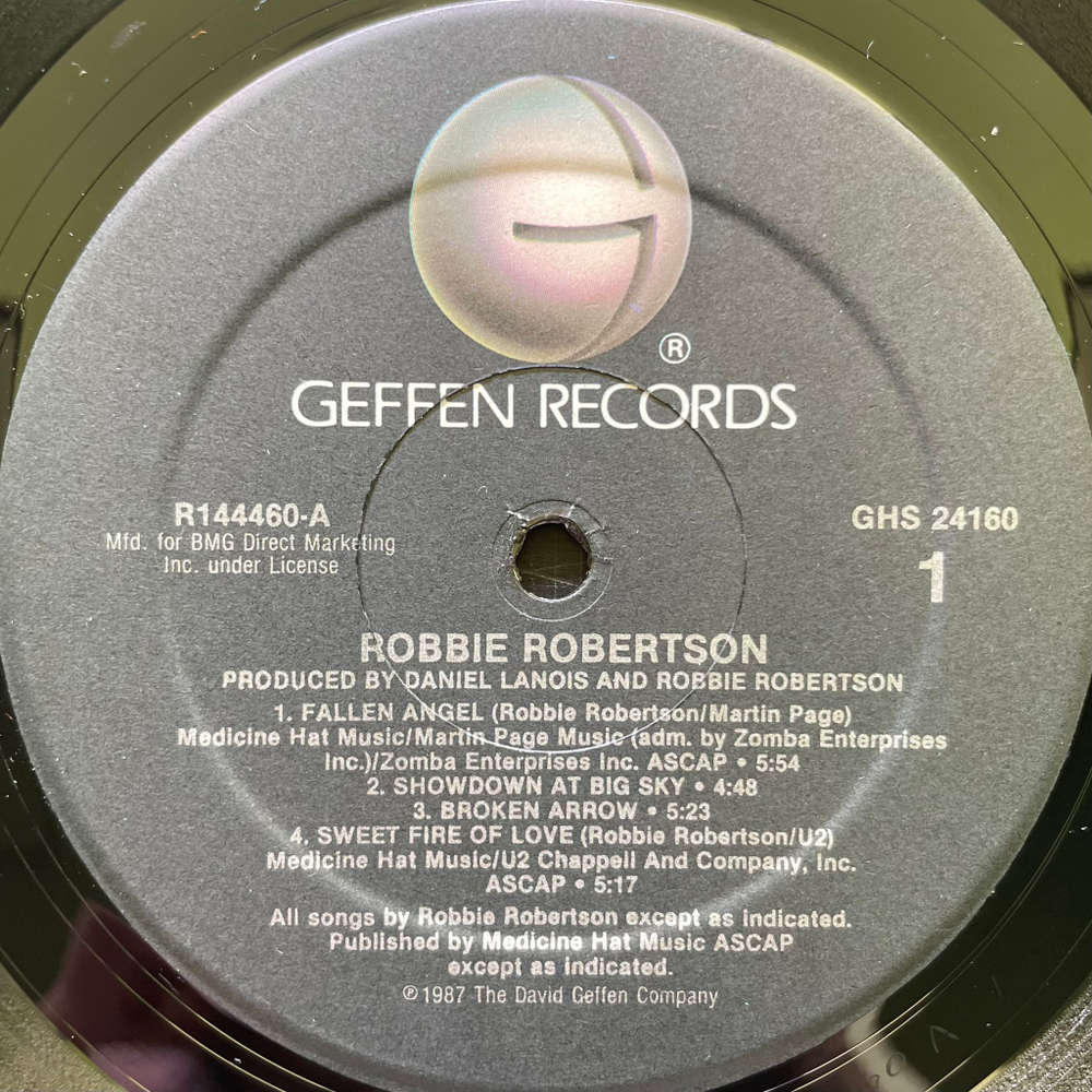 Robbie Robertson ‎– Robbie Robertson (США 1987г.)