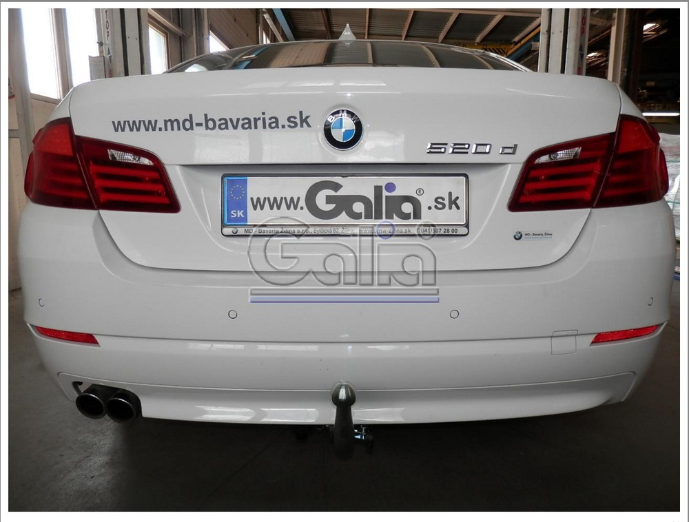 Фаркоп оцинкованный Galia B020A для BMW 5-Series седан F10 / универсал F11 2010-2016, BMW 5-Series GT F07 2010-2017(паспорт и сертификат в комплекте)(без электрики)