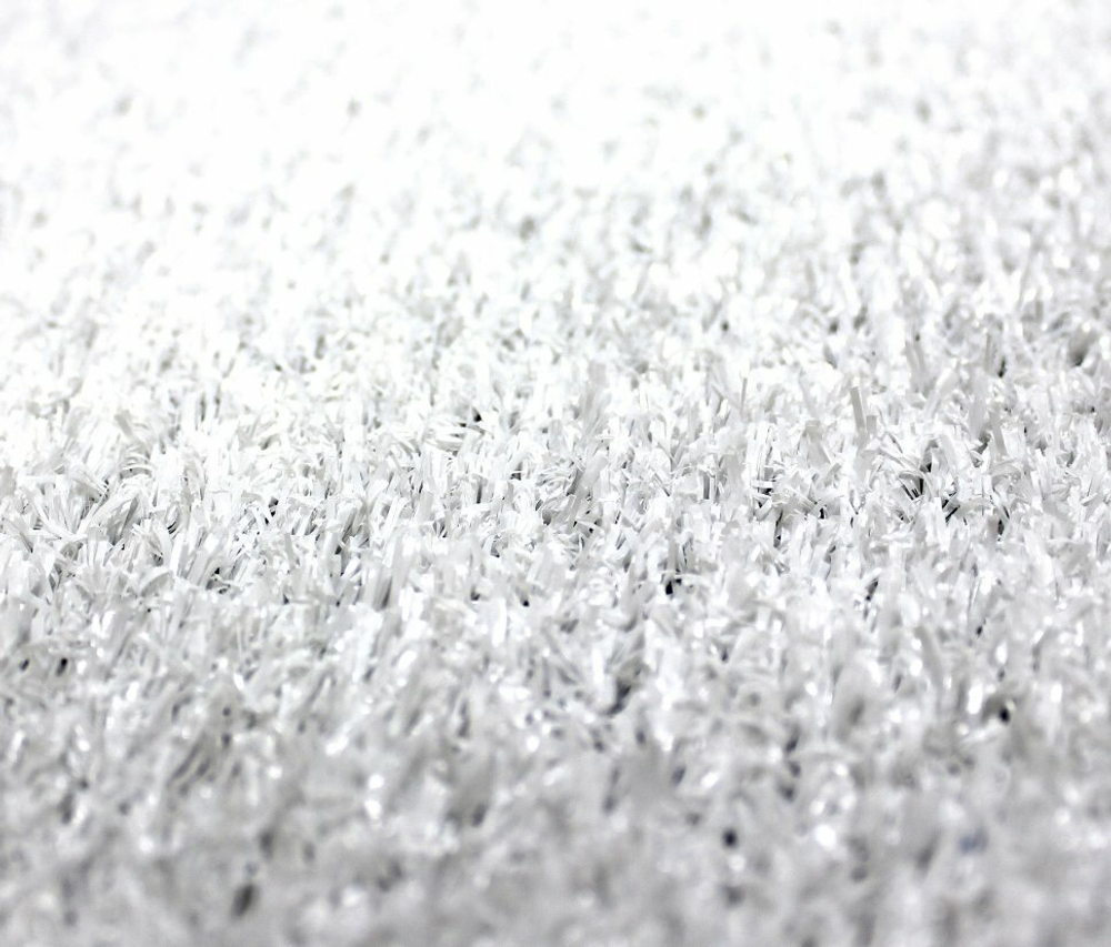 Искусственная трава "Панама", белая, ширина 2м, рулон 25м, 50 кв. м