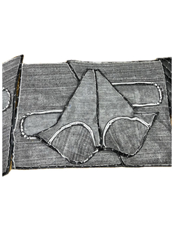 Дверные карты-обивка дверей и стоек УАЗ 469/Хантер (белая нить Бабочка)