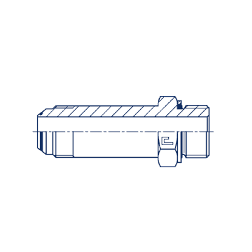 Штуцер FRM JIC 9/16 - 16x1.5 (удлин.)