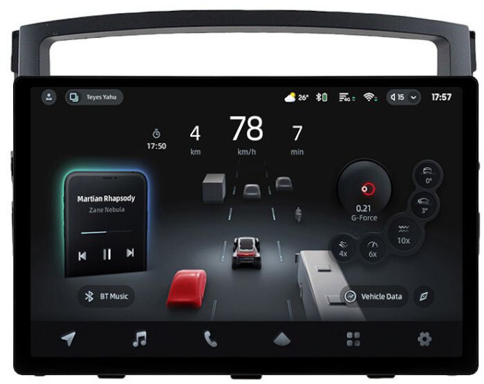 Магнитола для Mitsubishi Pajero 4 2006-2022 - Teyes CC4-PRO монитор 13" 2K QLED на Android 13, Быстрейшая, Snapdragon 778G, ИИ, CarPlay, DSP, 4G SIM-слот