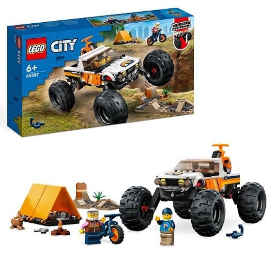 Lego konstruktor City 60387 4x4 Off-Roader Adventures