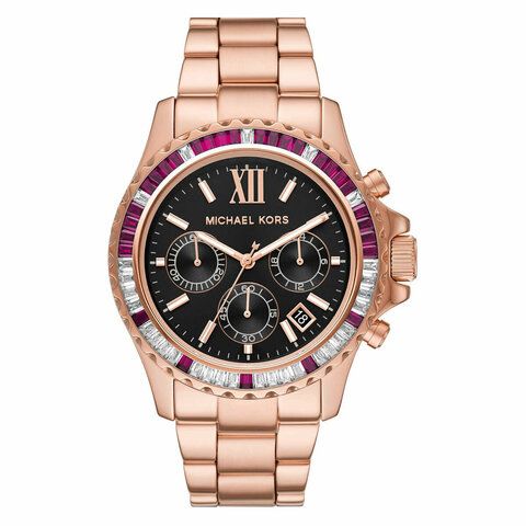 Наручные часы MICHAEL KORS MK6972 с хронографом, розовое золото