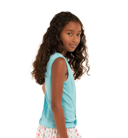 Футболка для девочки Lucky in Love Desert Vibes Twist Front Tank - sky