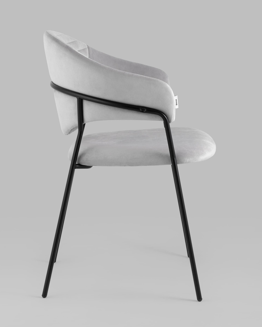 Стул Алексис велюр серый 2 шт