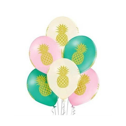 Воздушный шар с рисунком "Ананас" 36 см