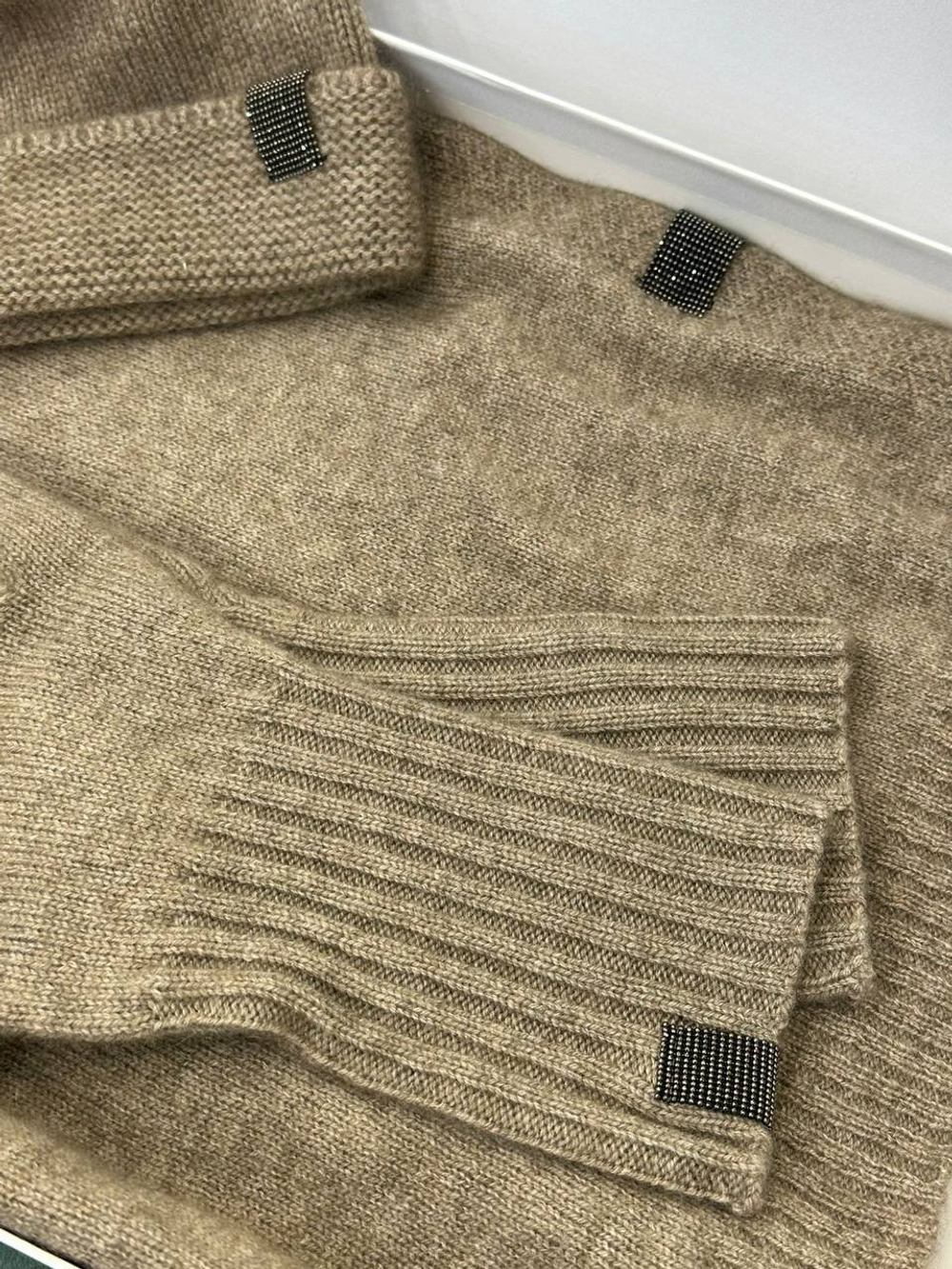 Комплект Brunello Cucinelli (шарф + шапка + перчатки)