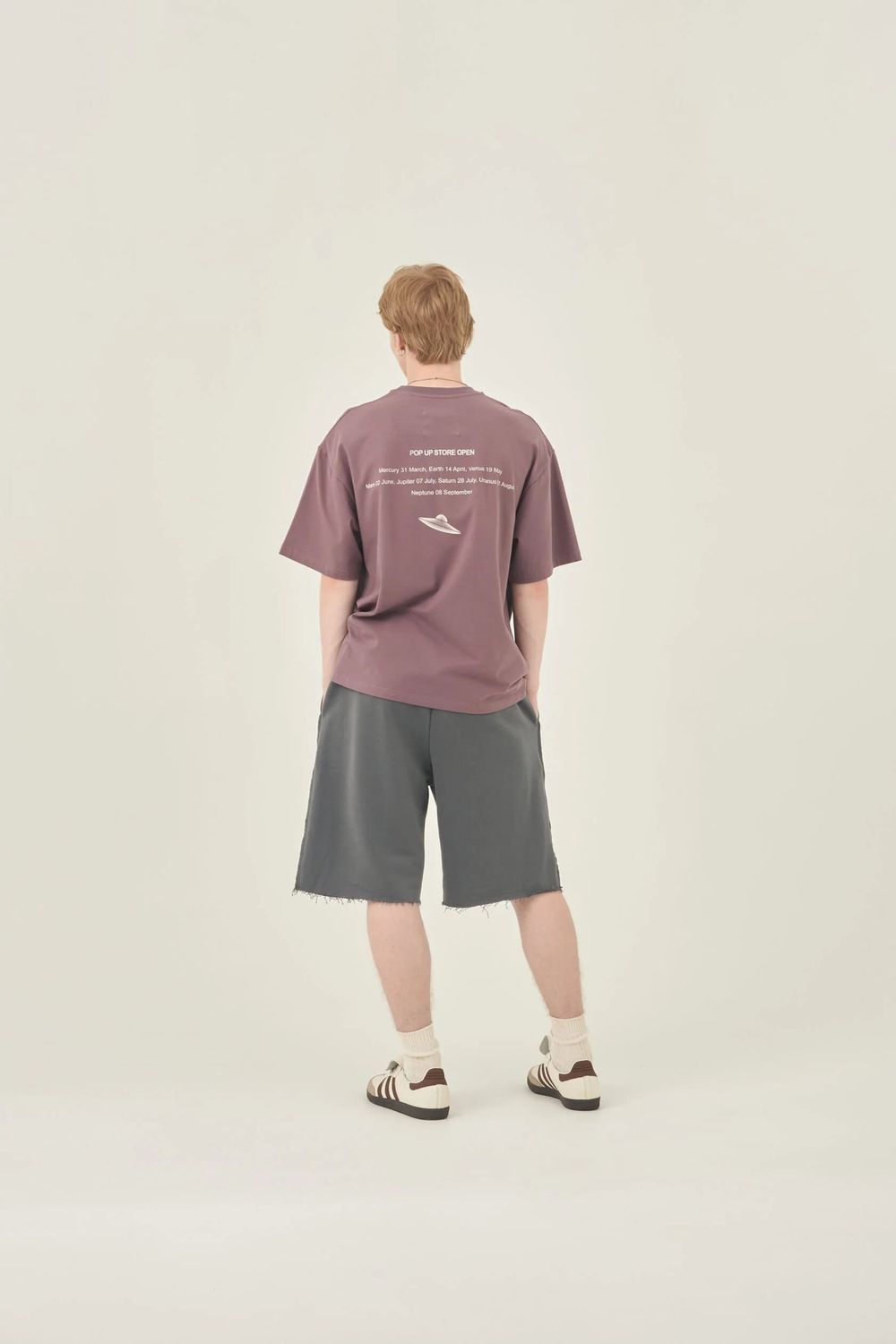 Шорты Called a Garment Rocks peach cotton дымчатые