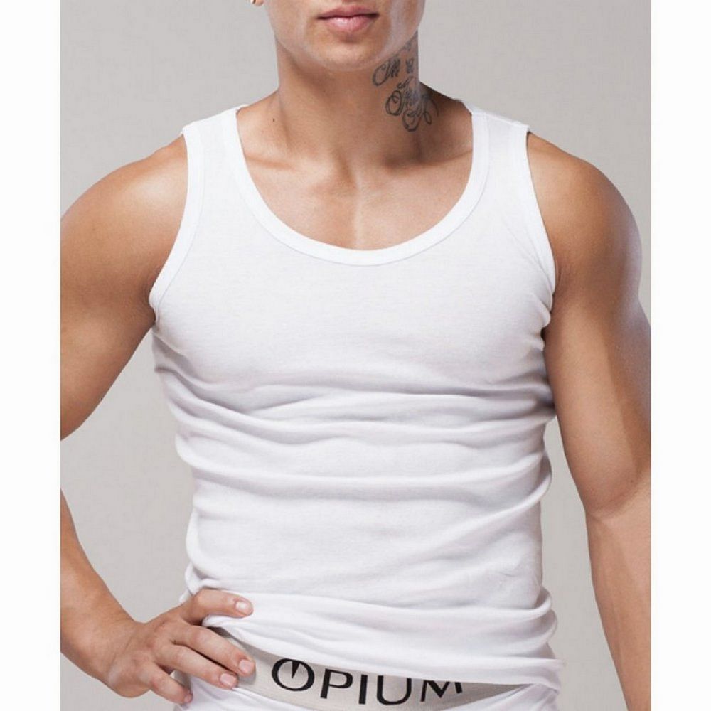 Мужская майка белая Opium R04