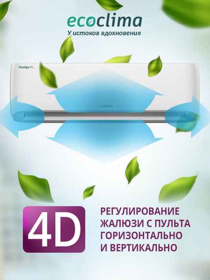 Настенная сплит-система Ecoclima ECW-HE12/BB-4R2 + EC-HE12/B-4R2