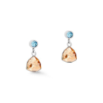 Серьги Coeur de Lion Triangle Multicolour 5032/21-1500 цвет бежевый, голубой