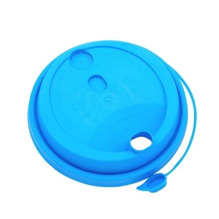 Крышки для стаканов 90мм TL90 Закрыв. носик голубые (50/1000шт)