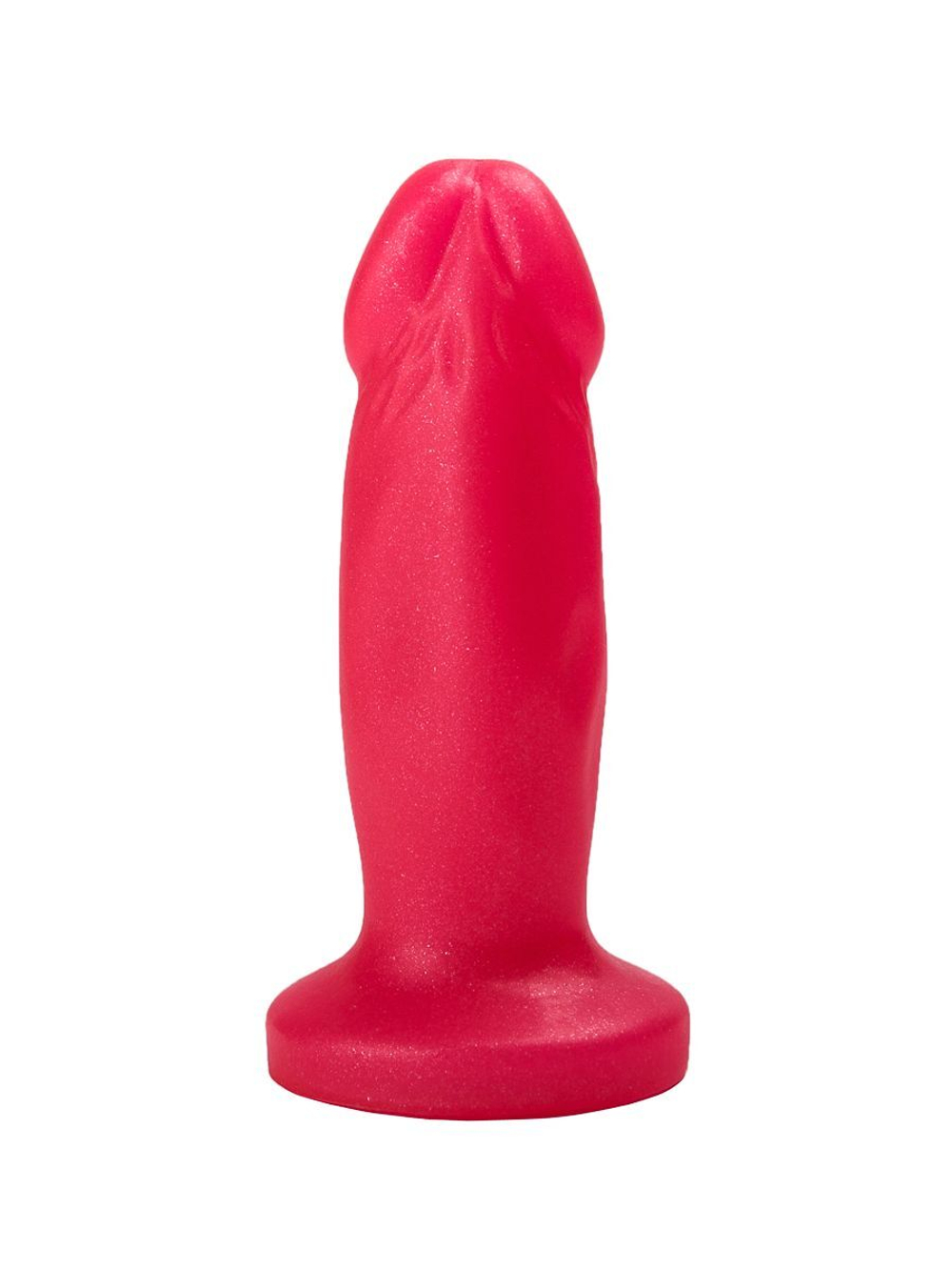 Розовый анальный фаллос - 12 см. (Цвет: розовый)