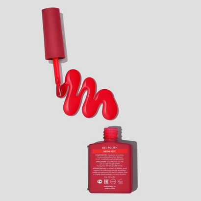 Гель-лак Neon #037 (кораллово-красный) 12 мл