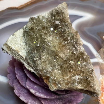 40444 Раухтопаз друза необработанная 80*110мм