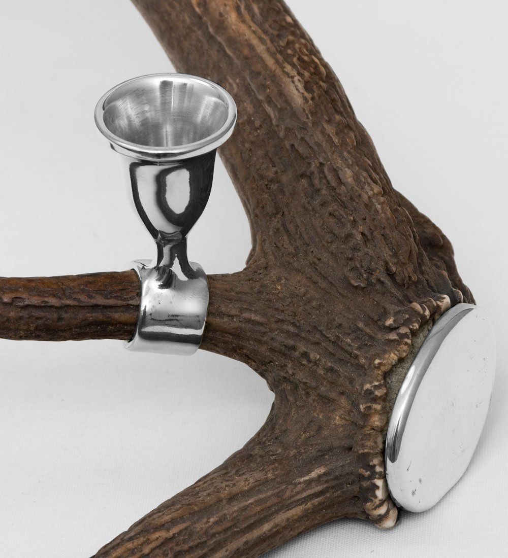 Wutschka W-907-2 Подсвечник из рога на три свечи