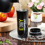 Термокружка нерж, 0.45 л, Daniks, чер, SL-NT014E-BLK-logo1