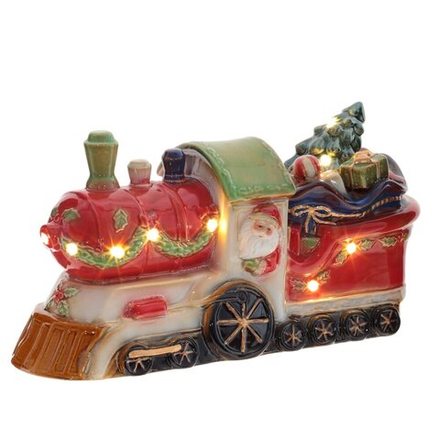 GAEM Фигурка декоративная с подсветкой "Поезд" (3хАА, н/п), L35 W11,5 H18,5 см