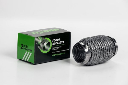 Гофра 50/120 (AISI 304 wire mesh, interlock) P50120WM