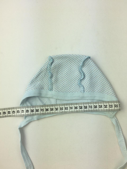 Шапочка в горошек на 0-3 месяца