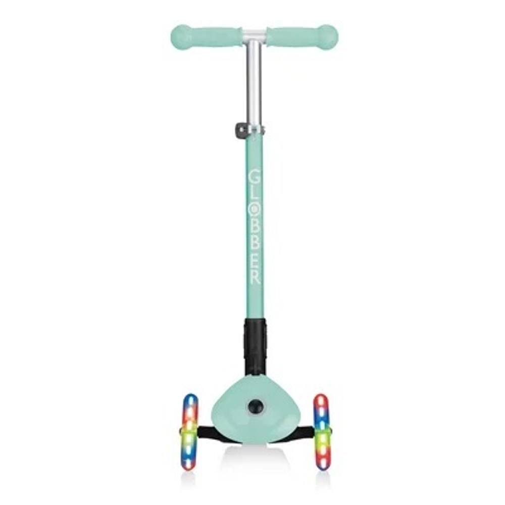 Самокат Globber Primo Foldable Fantasy Lights светло-зеленый