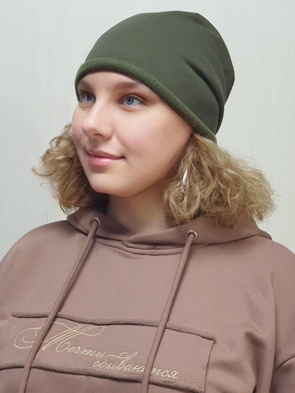 Шапка ДЖЕК хлопковая утепленная с валиком