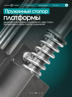 Жим ногами/Гакк-присед OXYGEN FITNESS BROOKS