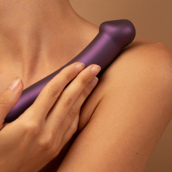 Гибкий фаллоимитатор Strap-on-me DILDO MONO DENSITE Фиолетовый Металлик размер Medium